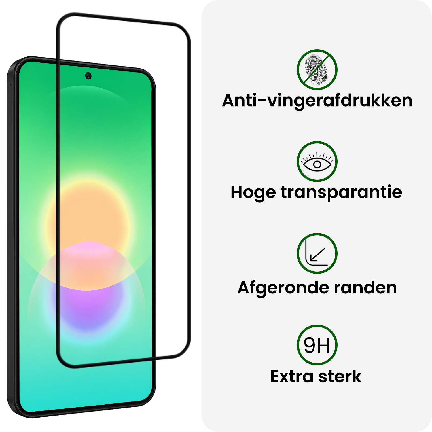 BASEY. BASEY. Samsung Galaxy A27 Screenprotector Glas Full Cover