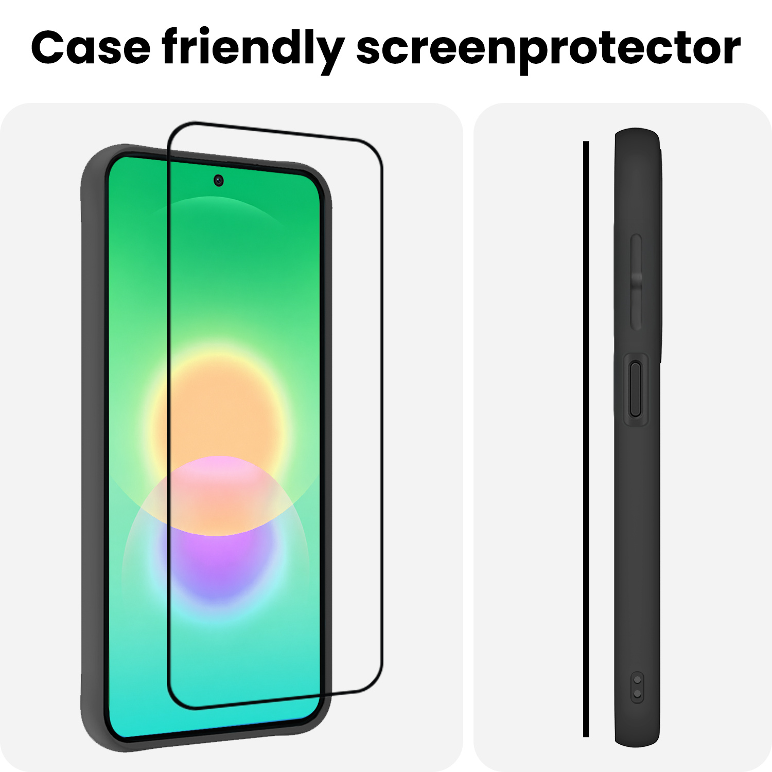 BASEY. BASEY. Samsung Galaxy A27 Screenprotector Glas Full Cover