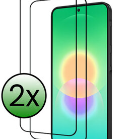 BASEY. BASEY. Samsung Galaxy A27 Screenprotector Glas Full Cover - 2 PACK