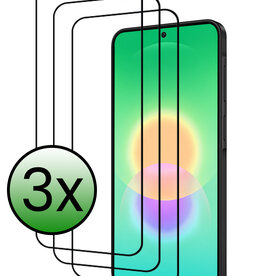 BASEY. BASEY. Samsung Galaxy A27 Screenprotector Glas Full Cover - 3 PACK