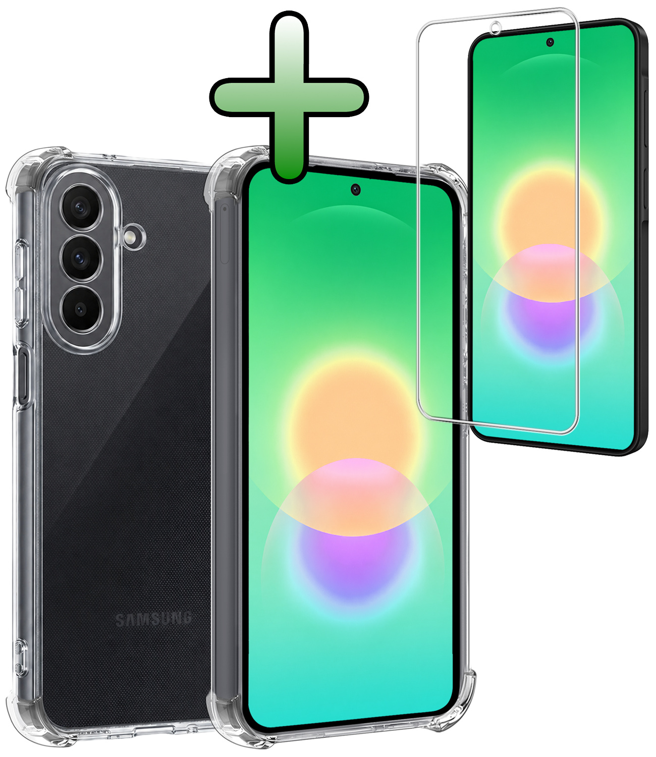 BASEY. BASEY. Samsung Galaxy A27 Hoesje Shockproof Met Screenprotector