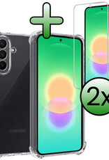 BASEY. BASEY. Samsung Galaxy A27 Hoesje Shockproof Met 2x Screenprotector