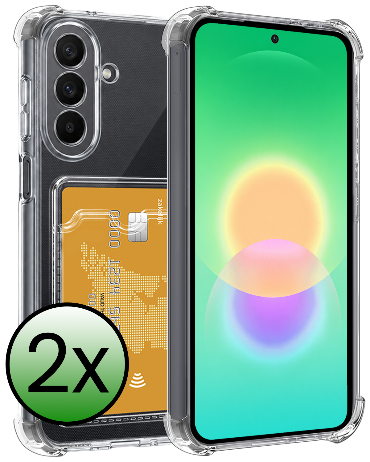 BASEY. BASEY. Samsung Galaxy A27 Hoesje Pashouder - 2 PACK