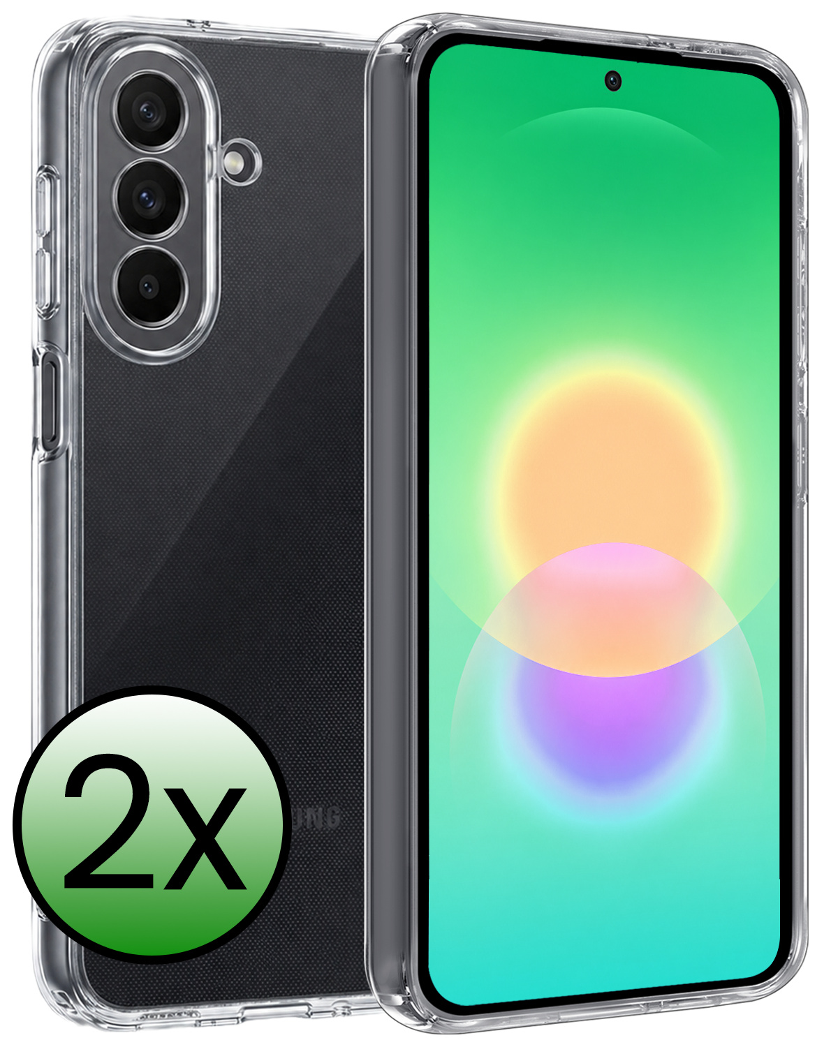 BASEY. BASEY. Samsung Galaxy A27 Hoesje Siliconen - Transparant - 2 PACK