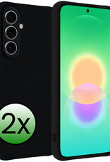 BASEY. BASEY. Samsung Galaxy A27 Hoesje Siliconen - Zwart - 2 PACK