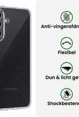 BASEY. BASEY. Samsung Galaxy A27 Hoesje Siliconen Met 2x Screenprotector - Transparant