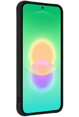 BASEY. BASEY. Samsung Galaxy A27 Hoesje Siliconen Met 2x Screenprotector - Zwart