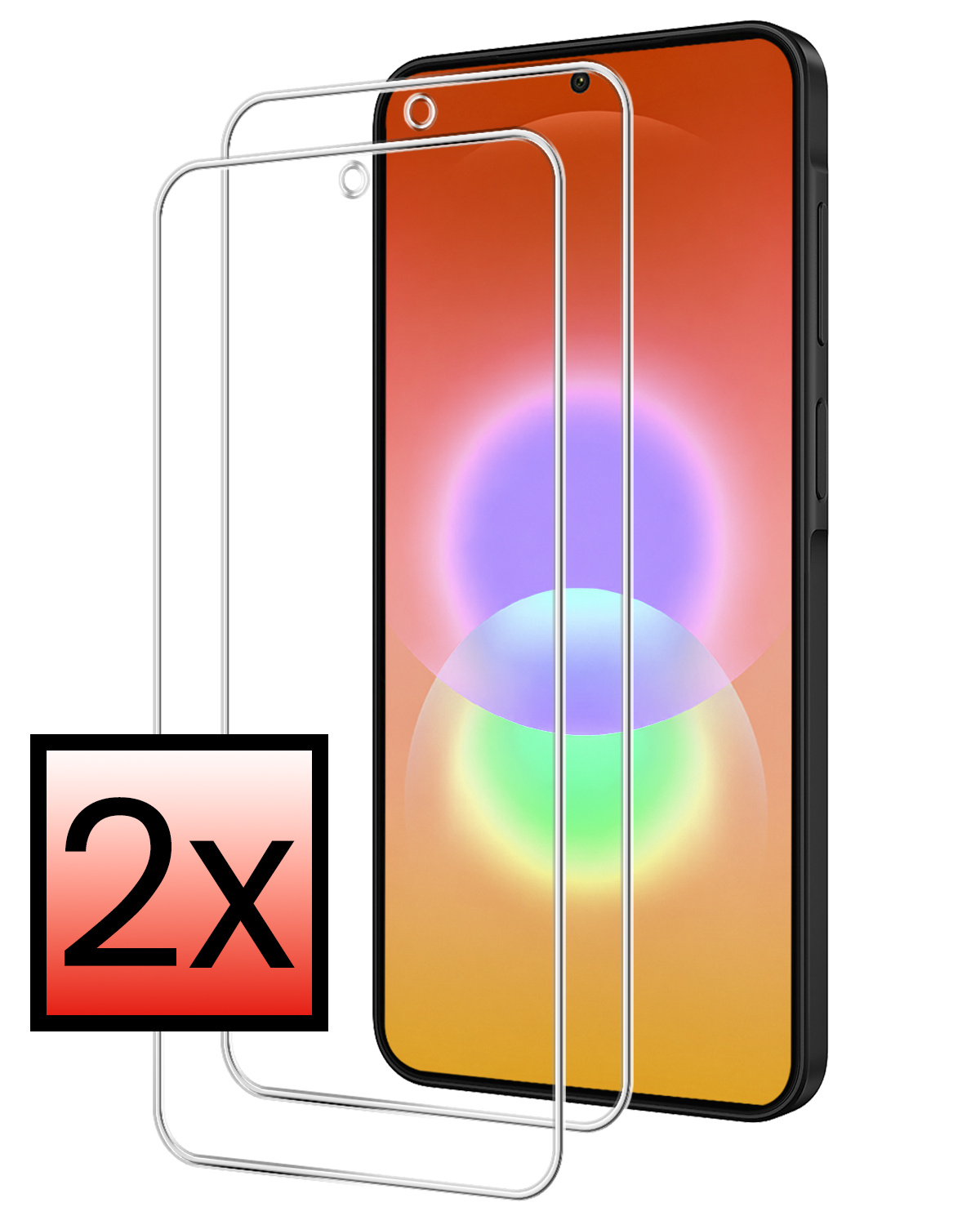 NoXx NoXx Samsung Galaxy A27 Screenprotector Glas - 2 PACK