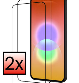 NoXx NoXx Samsung Galaxy A27 Screenprotector Glas Full Cover - 2 PACK
