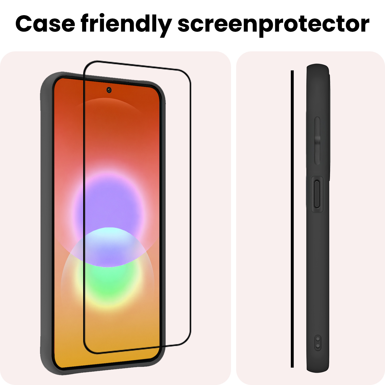 NoXx NoXx Samsung Galaxy A27 Screenprotector Glas Full Cover - 2 PACK