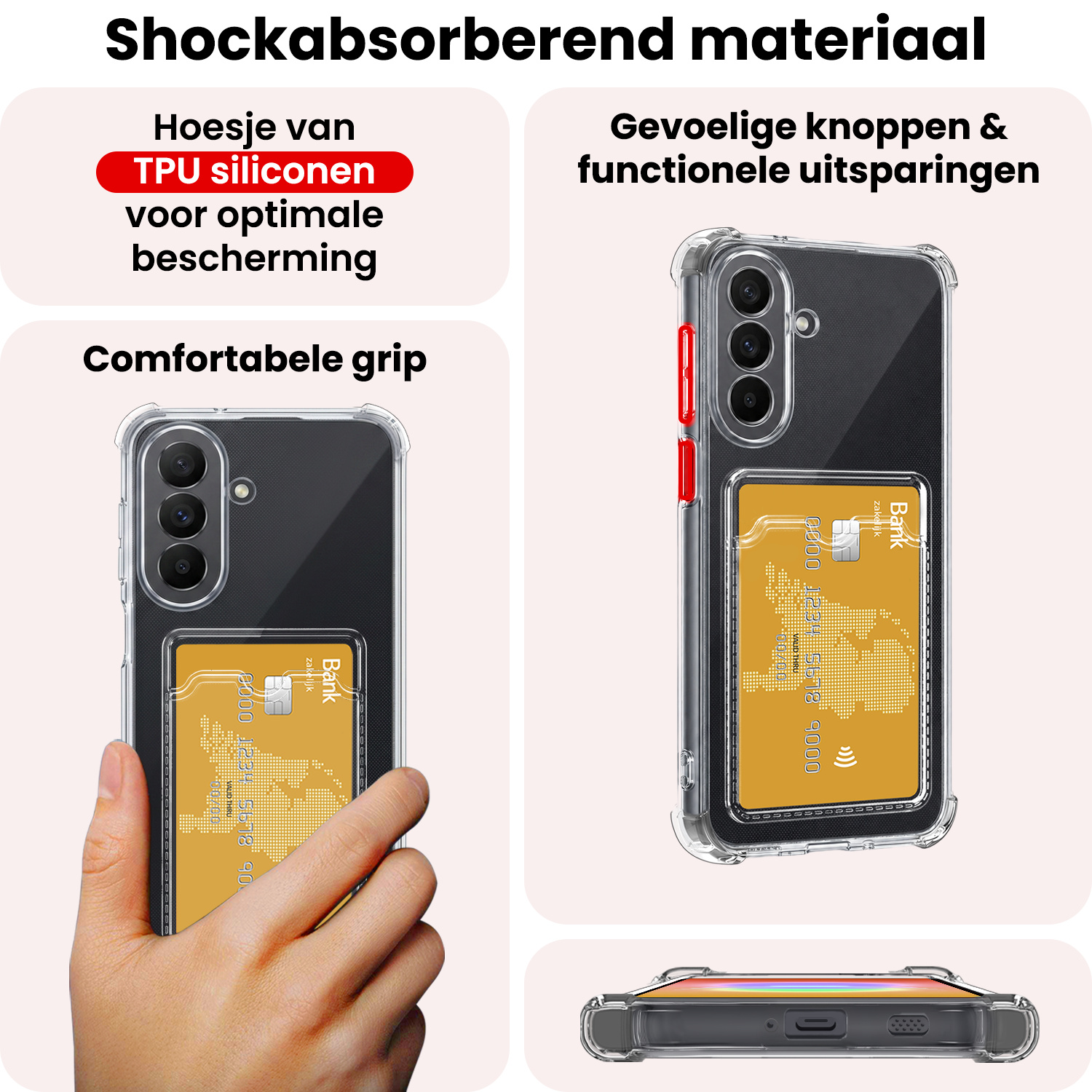 NoXx NoXx Samsung Galaxy A27 Hoesje Pashouder
