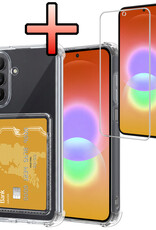 NoXx NoXx Samsung Galaxy A27 Hoesje Pashouder Met Screenprotector