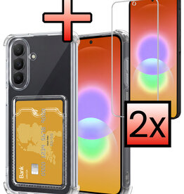 NoXx NoXx Samsung Galaxy A27 Hoesje Pashouder Met 2x Screenprotector
