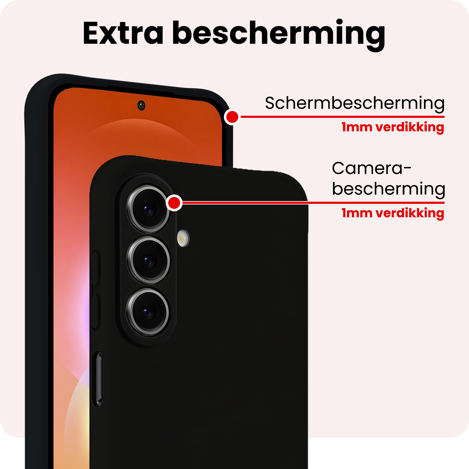 NoXx NoXx Samsung Galaxy A27 Hoesje Siliconen - Zwart