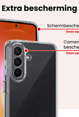 NoXx NoXx Samsung Galaxy A27 Hoesje Siliconen - Transparant - 2 PACK