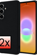 NoXx NoXx Samsung Galaxy A27 Hoesje Siliconen - Zwart - 2 PACK