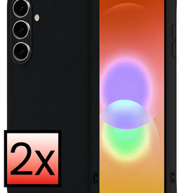 NoXx NoXx Samsung Galaxy A27 Hoesje Siliconen - Zwart - 2 PACK