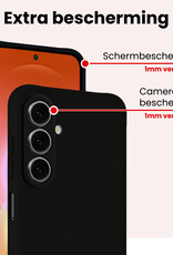 NoXx NoXx Samsung Galaxy A27 Hoesje Siliconen - Zwart - 2 PACK