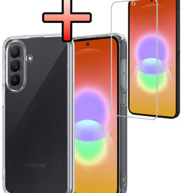 NoXx NoXx Samsung Galaxy A27 Hoesje Siliconen Met Screenprotector - Transparant