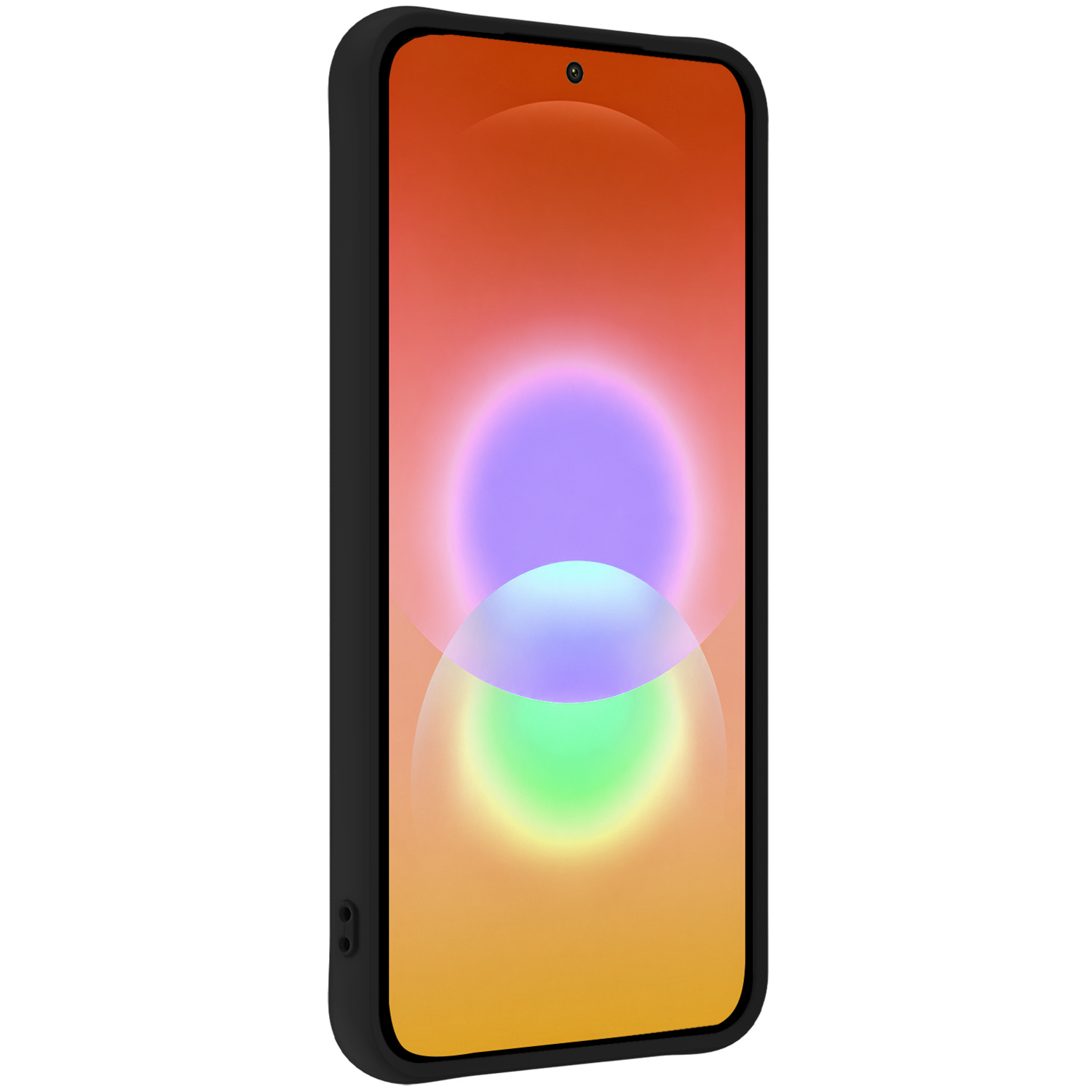 NoXx NoXx Samsung Galaxy A27 Hoesje Siliconen Met Screenprotector - Zwart
