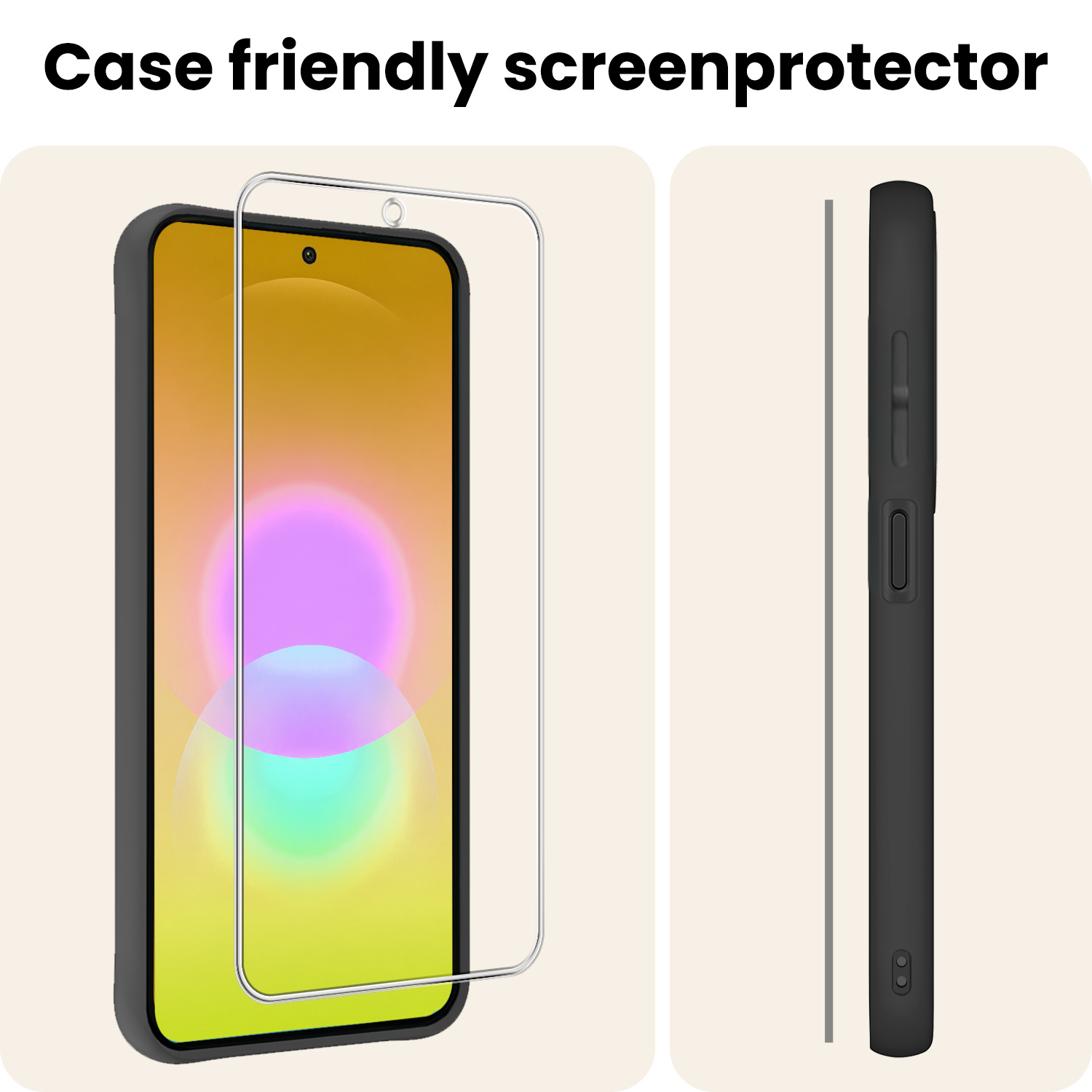 Nomfy Nomfy Samsung Galaxy A27 Screenprotector Glas - 3 PACK