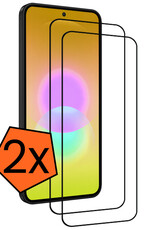 Nomfy Nomfy Samsung Galaxy A27 Screenprotector Glas Full Cover - 2 PACK