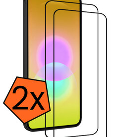 Nomfy Nomfy Samsung Galaxy A27 Screenprotector Glas Full Cover - 2 PACK