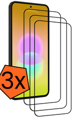 Nomfy Nomfy Samsung Galaxy A27 Screenprotector Glas Full Cover - 3 PACK