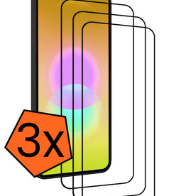 Nomfy Nomfy Samsung Galaxy A27 Screenprotector Glas Full Cover - 3 PACK
