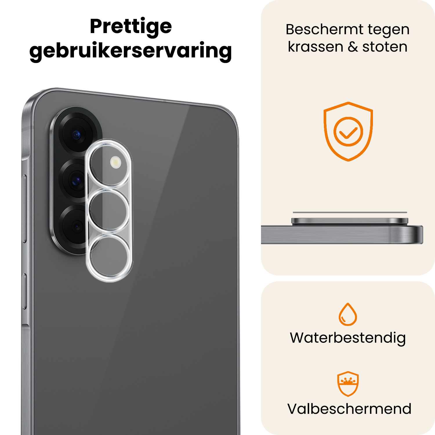 Nomfy Nomfy Samsung Galaxy A27 Camera Screenprotector - 2 PACK