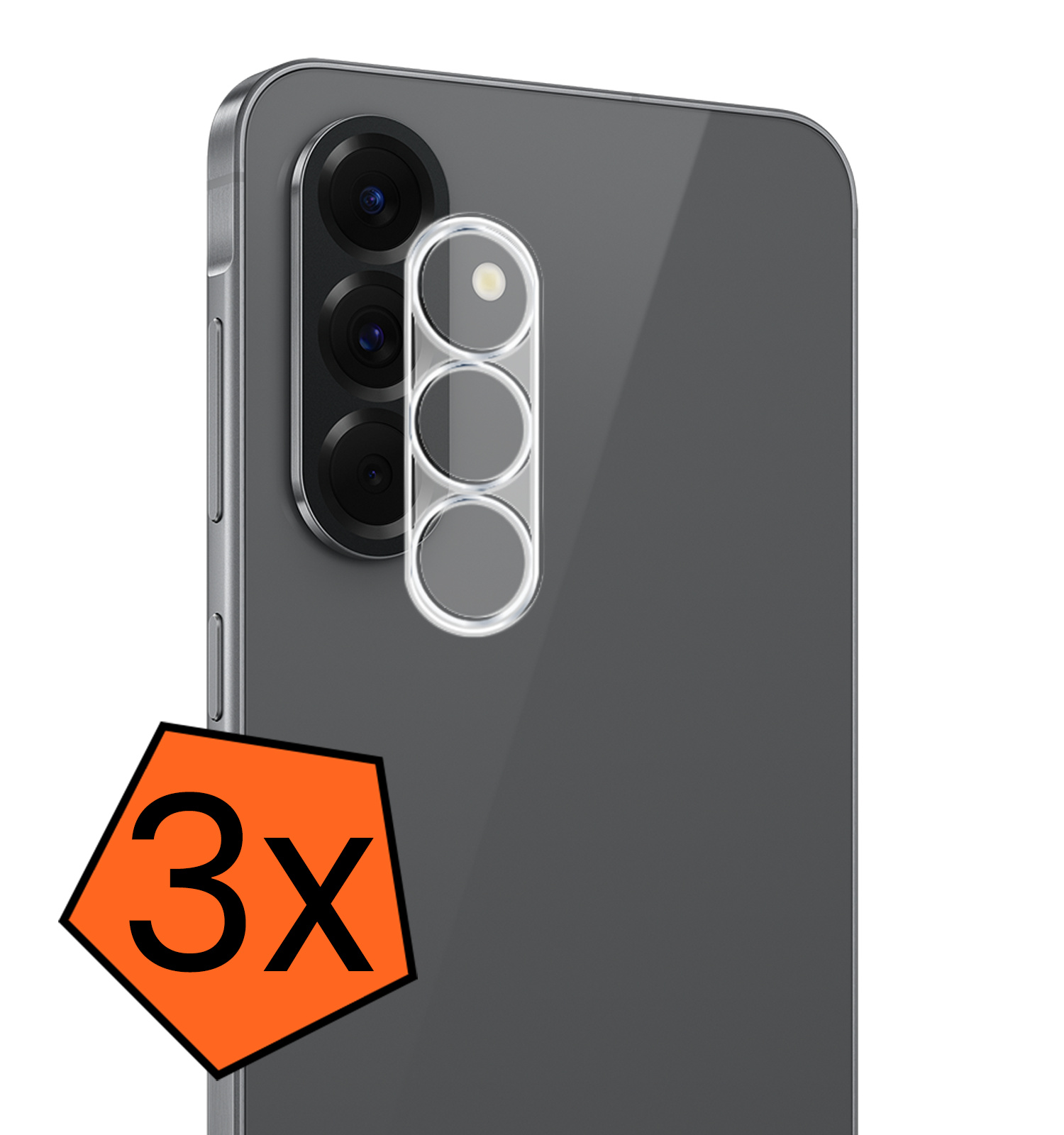 Nomfy Nomfy Samsung Galaxy A27 Camera Screenprotector - 3 PACK