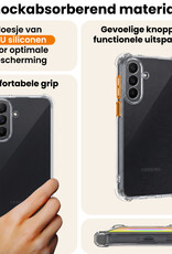 Nomfy Nomfy Samsung Galaxy A27 Hoesje Shockproof - Transparant - 2 PACK