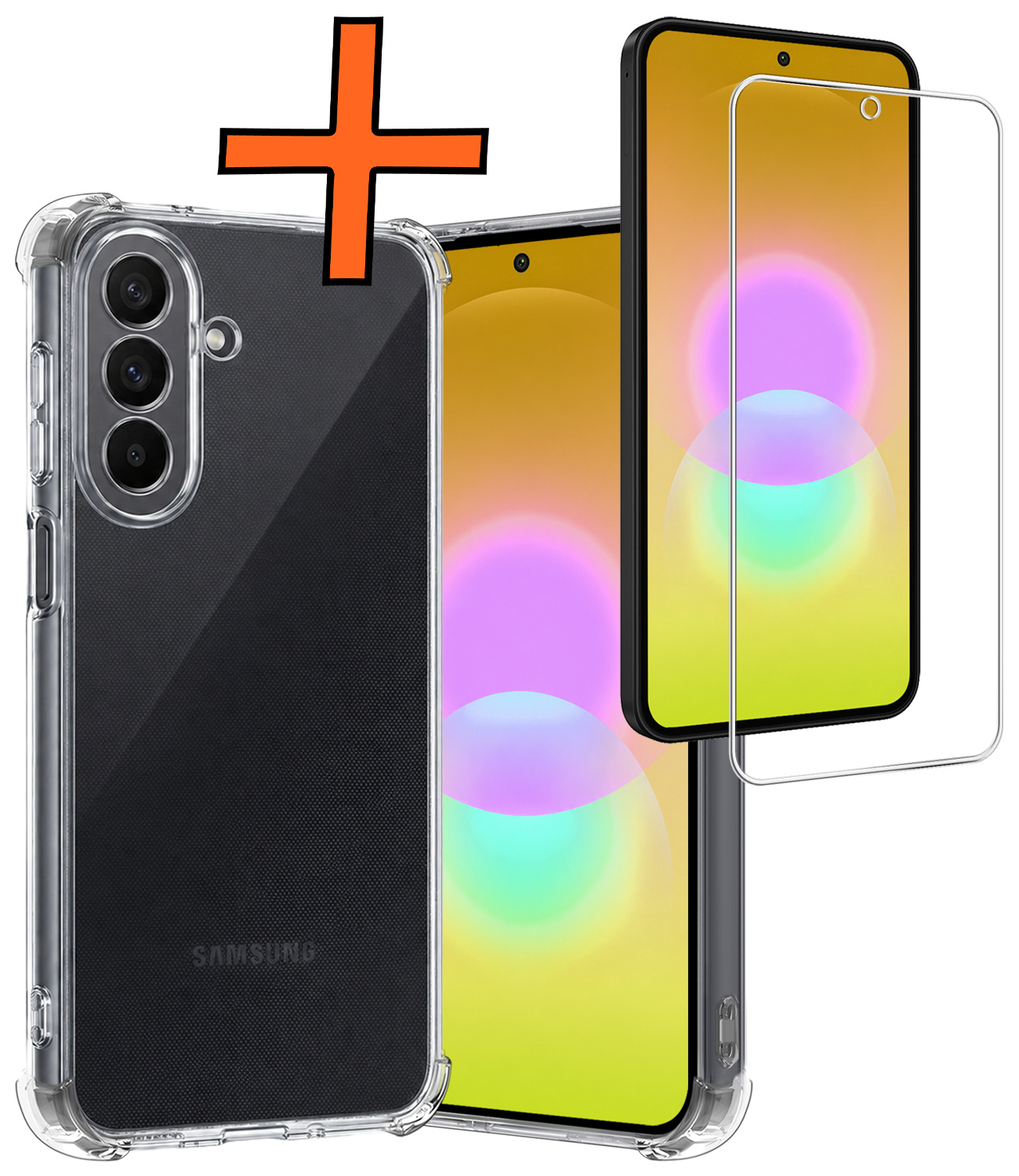 Nomfy Nomfy Samsung Galaxy A27 Hoesje Shockproof Met Screenprotector