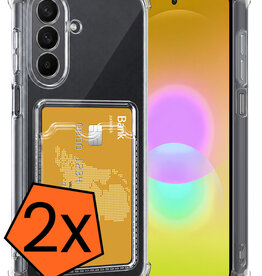 Nomfy Nomfy Samsung Galaxy A27 Hoesje Pashouder - 2 PACK