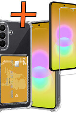 Nomfy Nomfy Samsung Galaxy A27 Hoesje Pashouder Met Screenprotector