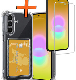 Nomfy Nomfy Samsung Galaxy A27 Hoesje Pashouder Met Screenprotector