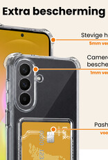 Nomfy Nomfy Samsung Galaxy A27 Hoesje Pashouder Met Screenprotector
