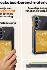 Nomfy Nomfy Samsung Galaxy A27 Hoesje Pashouder Met Screenprotector