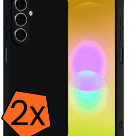Nomfy Nomfy Samsung Galaxy A27 Hoesje Siliconen - Zwart - 2 PACK