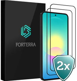 Forterra Forterra Samsung Galaxy A27 Screenprotector Glas Full Cover - 2 PACK