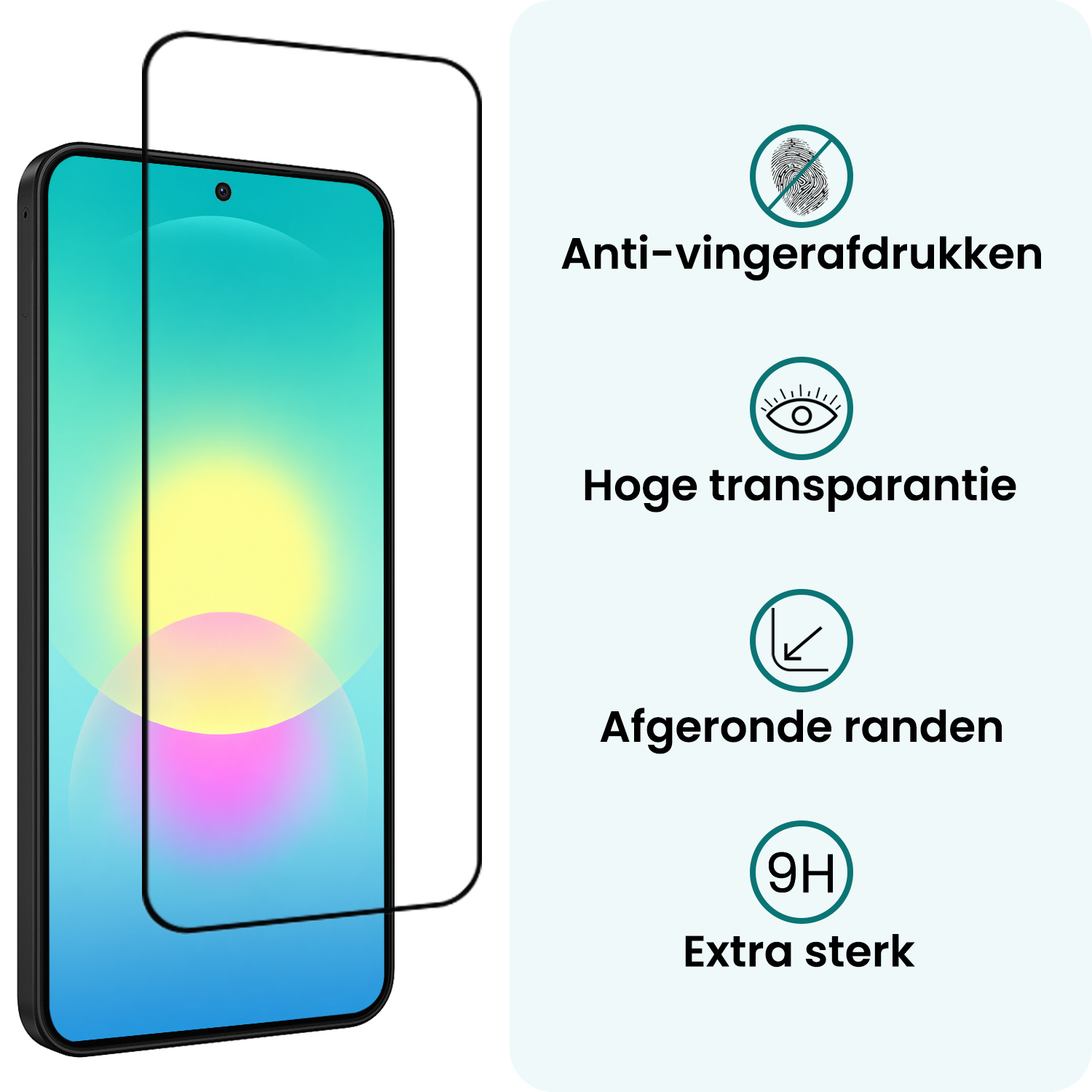 Forterra Forterra Samsung Galaxy A27 Screenprotector Glas Full Cover - 2 PACK