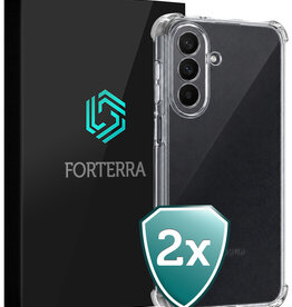 Forterra Forterra Samsung Galaxy A27 Hoesje Shockproof - Transparant - 2 PACK