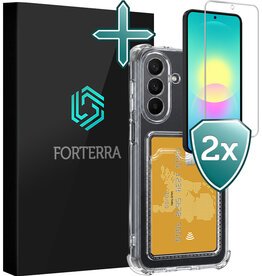 Forterra Forterra Samsung Galaxy A27 Hoesje Pashouder Met 2x Screenprotector