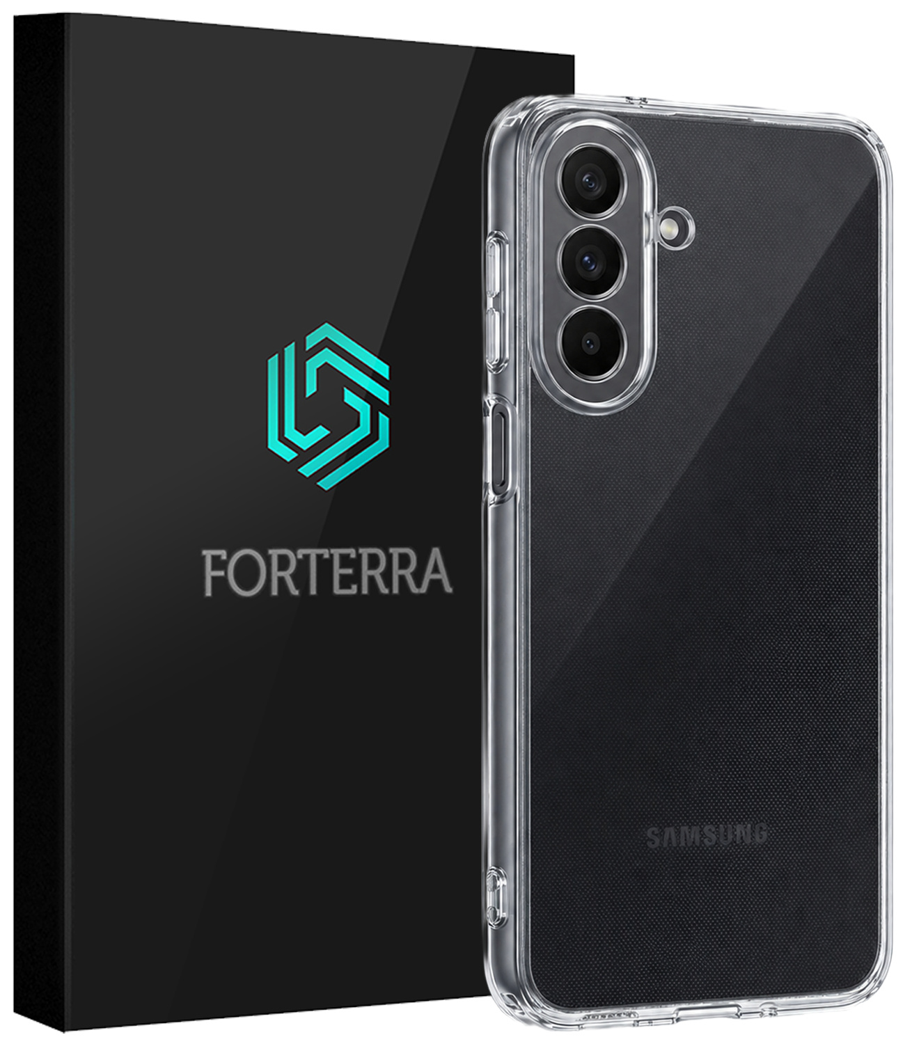 Forterra Forterra Samsung Galaxy A27 Hoesje Siliconen - Transparant