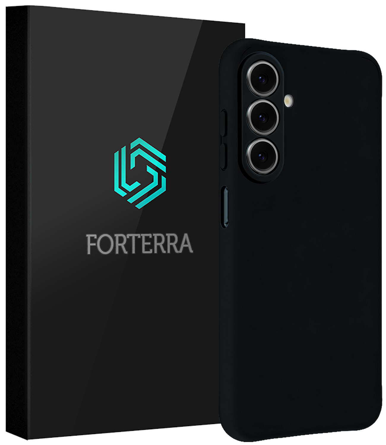 Forterra Forterra Samsung Galaxy A27 Hoesje Siliconen - Zwart