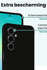 Forterra Forterra Samsung Galaxy A27 Hoesje Siliconen - Zwart
