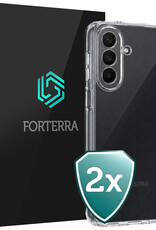 Forterra Forterra Samsung Galaxy A27 Hoesje Siliconen - Transparant - 2 PACK