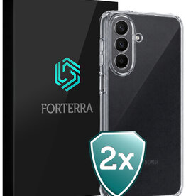 Forterra Forterra Samsung Galaxy A27 Hoesje Siliconen - Transparant - 2 PACK