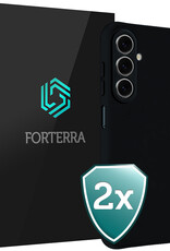 Forterra Forterra Samsung Galaxy A27 Hoesje Siliconen - Zwart - 2 PACK