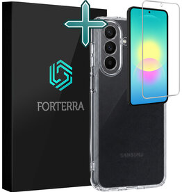 Forterra Forterra Samsung Galaxy A27 Hoesje Siliconen Met Screenprotector - Transparant